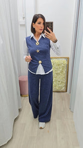 COORDINATO SPILLE JEANS  ART.3189